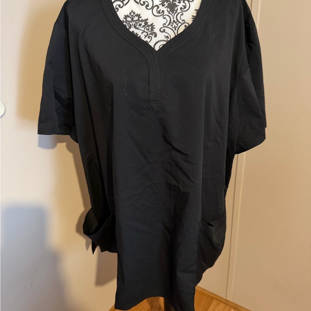 Healing Hands Black V-Neck Men's Tee